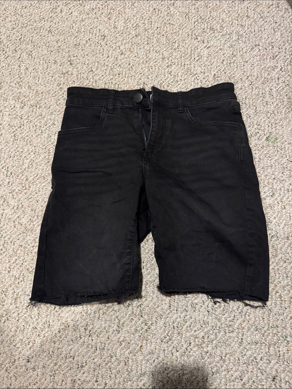 Black Men's Denim Shorts Size 30